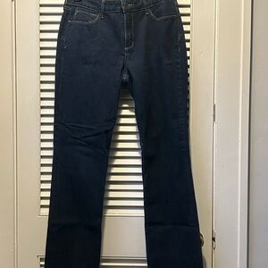 NYDJ ladies blue jeans size 10. Ex cond straight